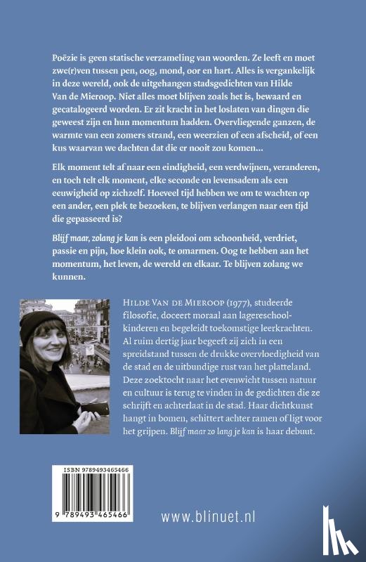 Van de Mieroop, Hilde - Blijf maar, zolang je kan