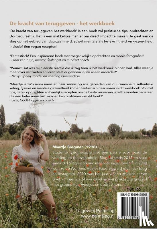Bregman, Maartje - De kracht van teruggeven - het werkboek