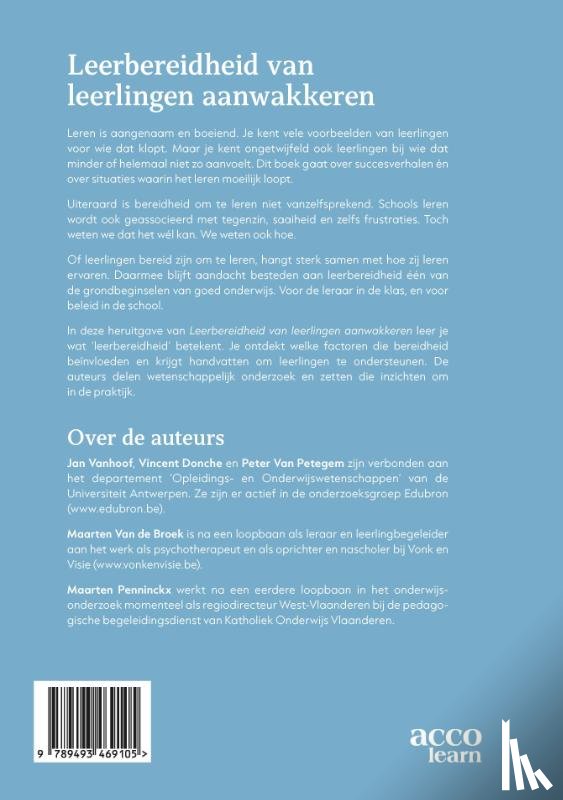 Vanhoof, Jan, Van De Broek, Maarten, Penninckx, Maarten, Donche, Vincent, Van Petegem, Peter - Leerbereidheid van leerlingen aanwakkeren