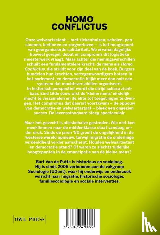 Putte, Bart van de - Homo Conflictus