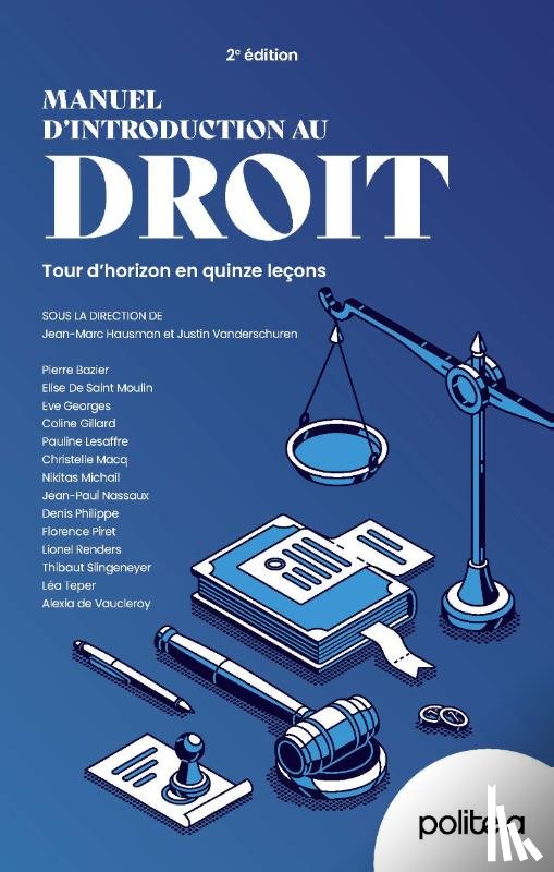 Hausman, Jean-Marc, Vanderschuren, Justin - Manuel d'introduction au droit