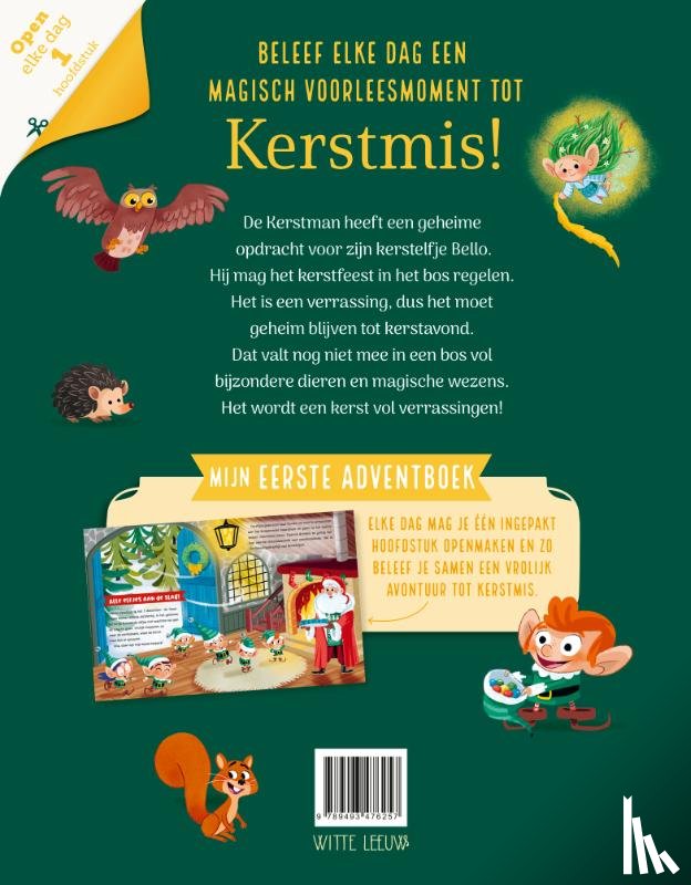 Godeau, Natacha - Mijn eerste adventboek - Kerstmis in het dierenbos