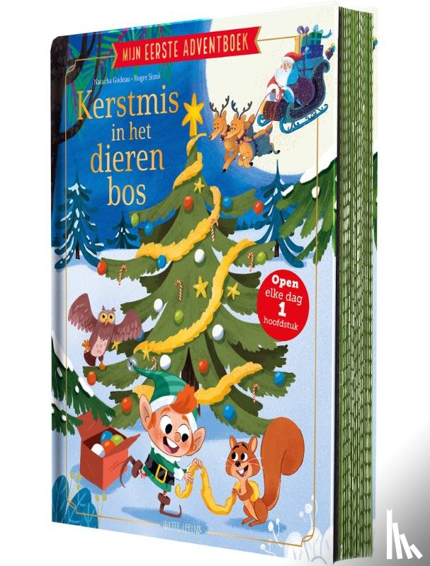 Godeau, Natacha - Mijn eerste adventboek - Kerstmis in het dierenbos