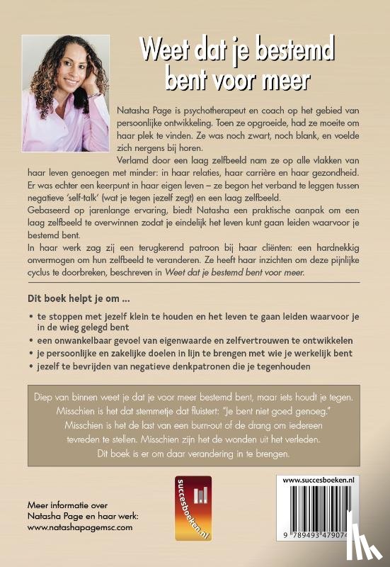 Page, Natasha - Weet dat je bestemd bent voor meer