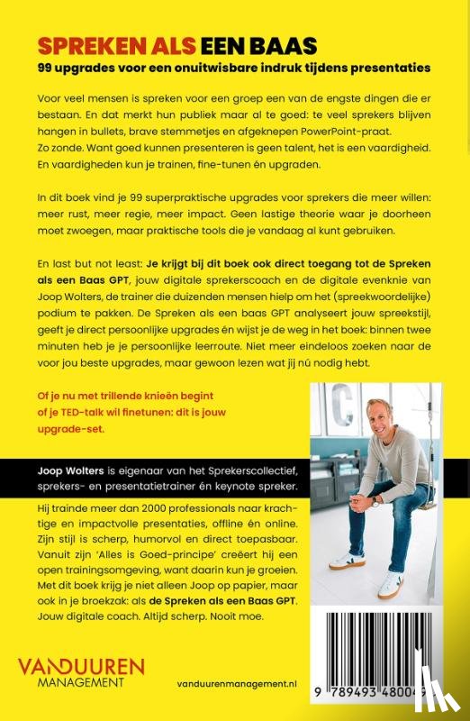 Wolters, Joop - Spreken als een baas