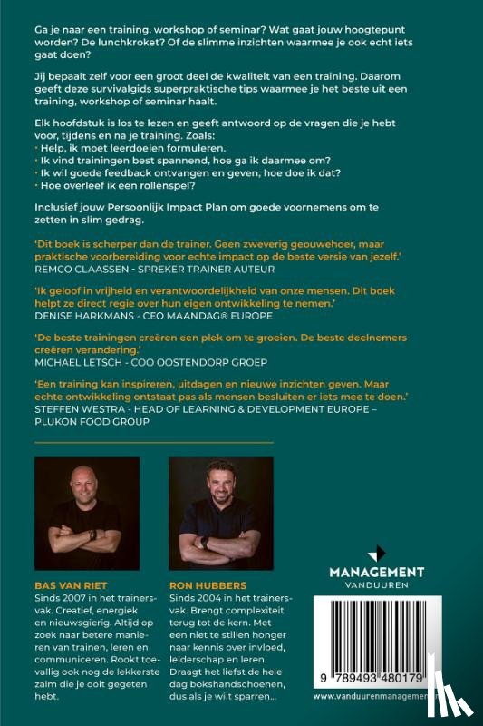 Riet, Bas van, Hubbers, Ron - Scherper dan de trainer