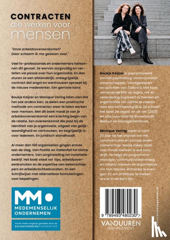 Keijzer, Boukje, Vering, Monique - Contracten die werken voor mensen