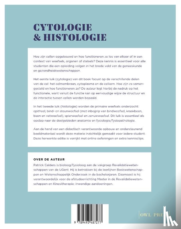 Calders, Patrick - Cytologie en histologie