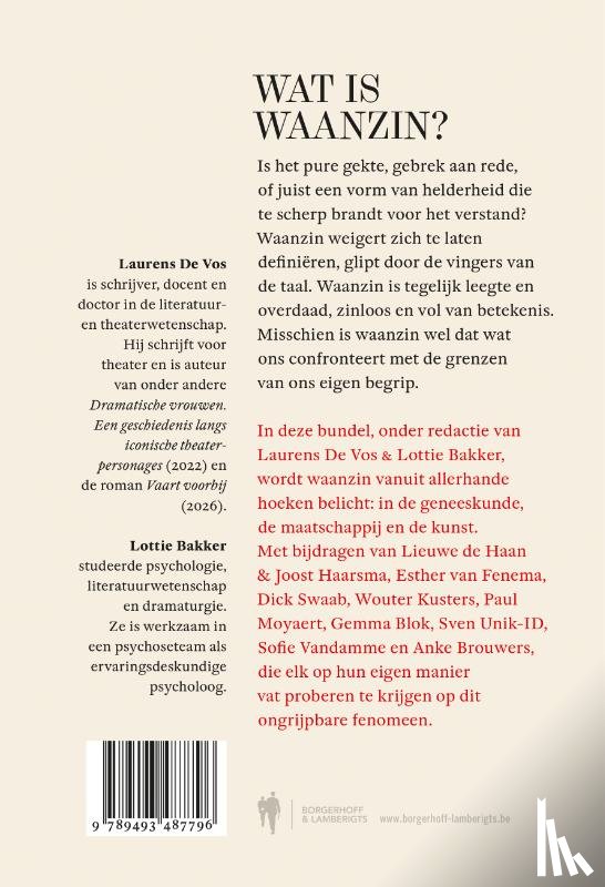 De Vos, Laurens, Bakker, Lottie - Waanzin