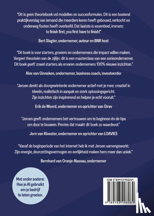 Dekker, Jeroen - Ondernemen zoals de startup king