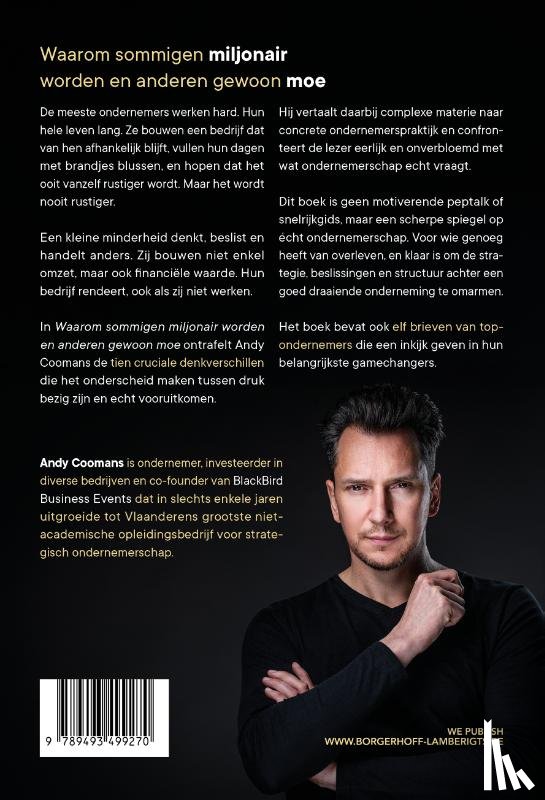 Coomans, Andy - Waarom de ene miljonair wordt en de andere gewoon moe