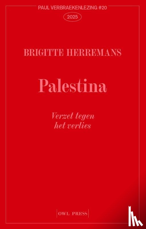 Herremans, Brigitte - Palestina, verzet tegen het verlies