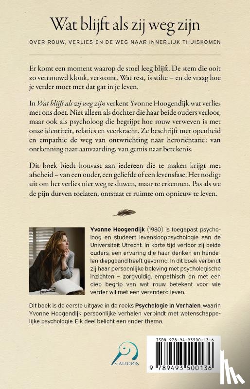 Hoogendijk, Yvonne - Wat blijft als zij weg zijn