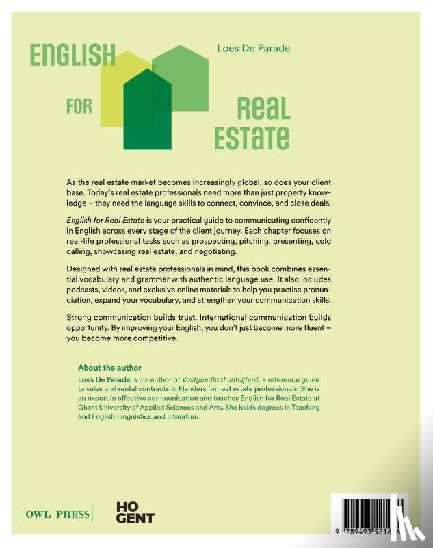 De Parade, Loes - English for real estate