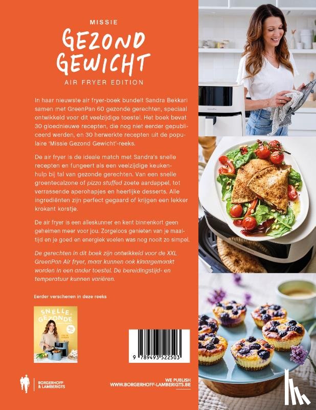 Bekkari, Sandra - Missie Gezond Gewicht, air fryer edition