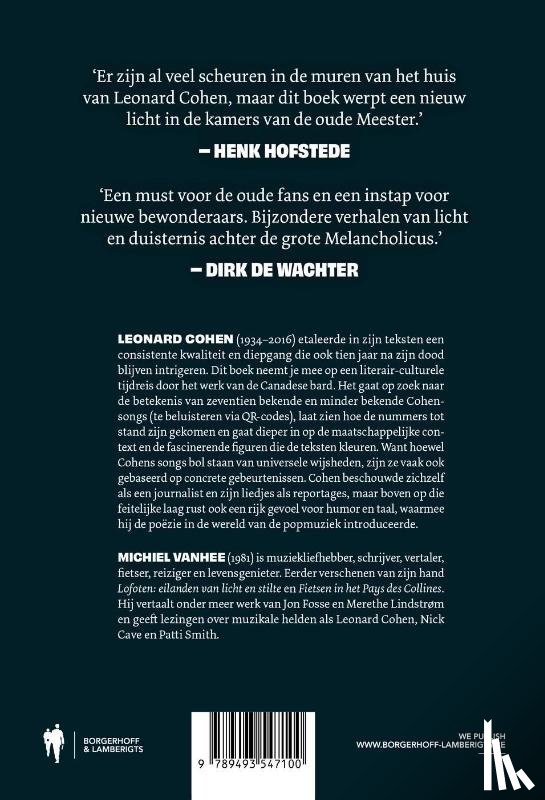 Vanhee, Michiel - Leonard Cohen