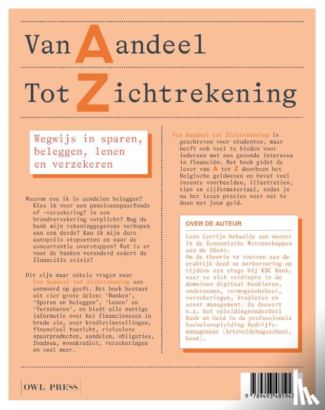 Carrijn, Leen - Van aandeel tot zichtrekening