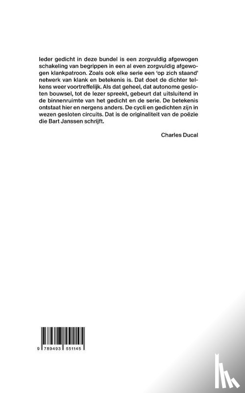 Janssen, Bart - Zinnen
