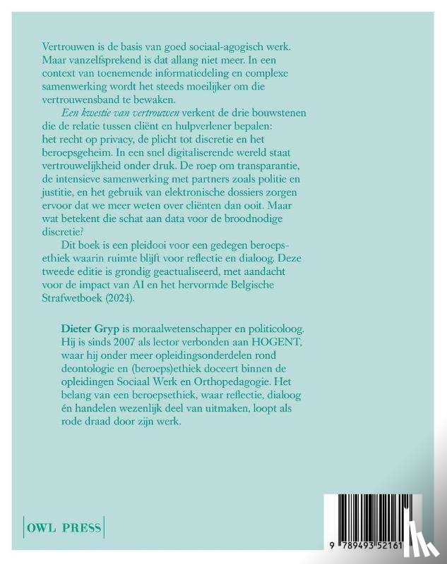 Gryp, Dieter - Een kwestie van vertrouwen