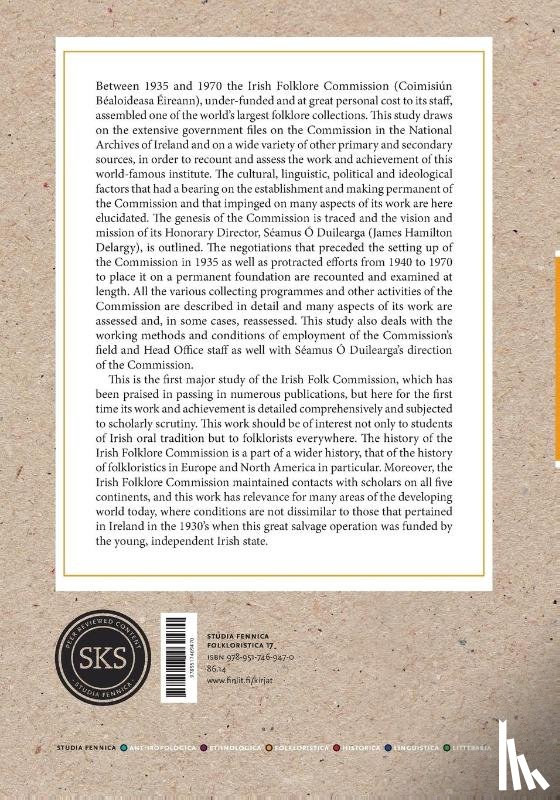 Briody, Michael - The Irish Folklore Commission 1935-1970