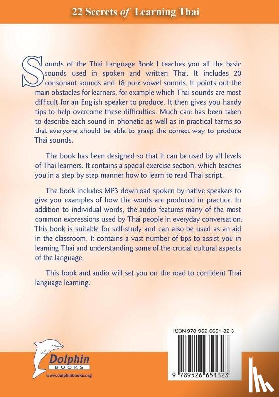 Manik, Dhyan - Sounds of the Thai Language Book I - Basic Sounds