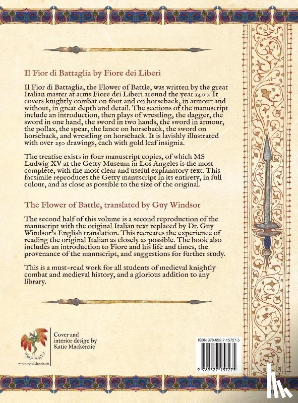 Windsor, Guy - Il Fior di Battaglia by Fiore dei Liberi ~ Facsimile