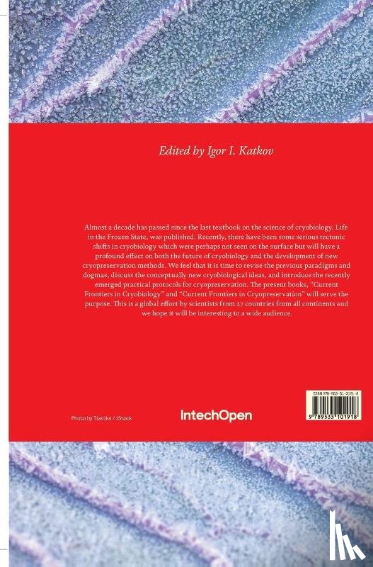  - Current Frontiers in Cryobiology