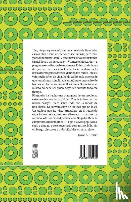 Pirandello, Luigui - Pirandello, L: Uno, ninguno y cien mil
