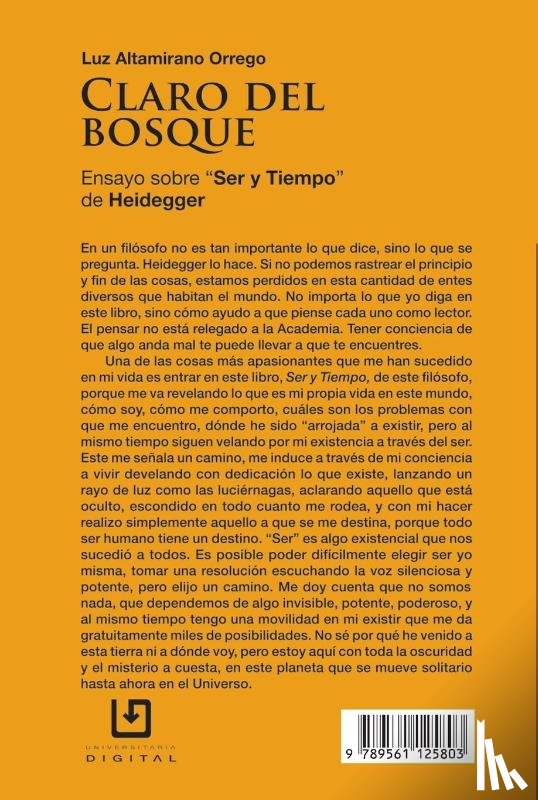 Altamirano Orrego, Luz - Altamirano Orrego, L: Claro del bosque