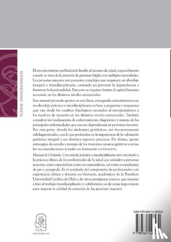 Carrasco, Marcela, Marianne Born - Carrasco, M: Manual de geriatría