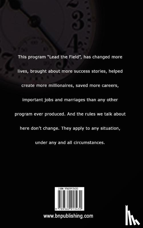 Nightingale, Earl - LEAD THE FIELD By Earl Nightingale - Lesson 1