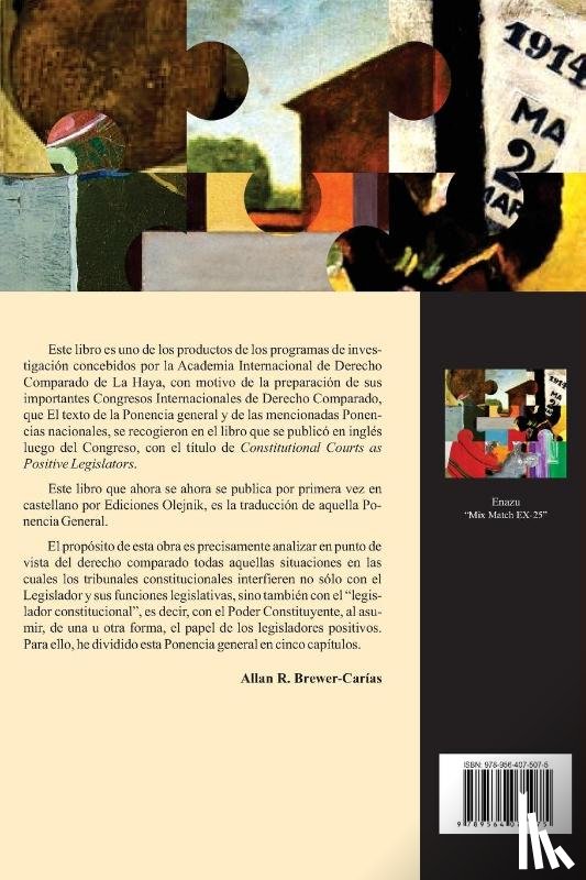 Brewer-Carías, Allan R. - LOS TRIBUNALES CONSTITUCIONALES COMO LEGISLADORES POSITIVOS EN EL DERECHO COMPARADO