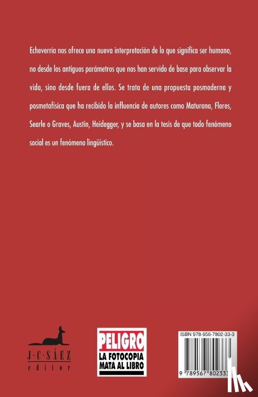 Echeverría, Rafael - Echeverría, R: Ontología del lenguaje