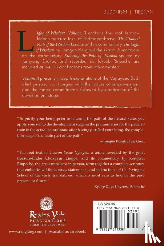 Padmasambhava, Rinpoche, Tulku Urgyen - Light of Wisdom, Volume I