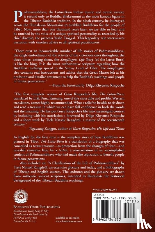 Tsogyal, Yeshe - The Lotus-Born