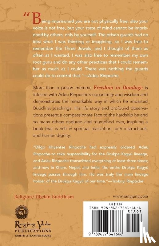Rinpoche, Adeu - Freedom In Bondage