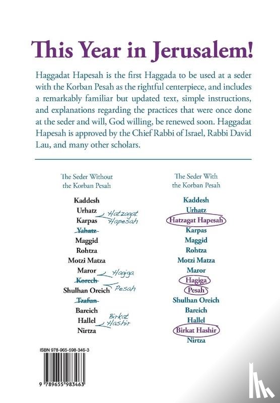 Grossman, Rabbi Avi - Haggadat Hapesah