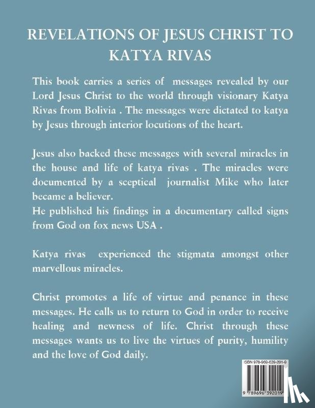 Divine, Bebuh - Revelations of Jesus Christ to katya Rivas