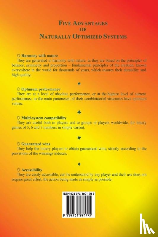 Lala, Corneliu, Lala, Cornelia - WORLDWIDE LOTTERY GAMES In Naturally Optimized Systems