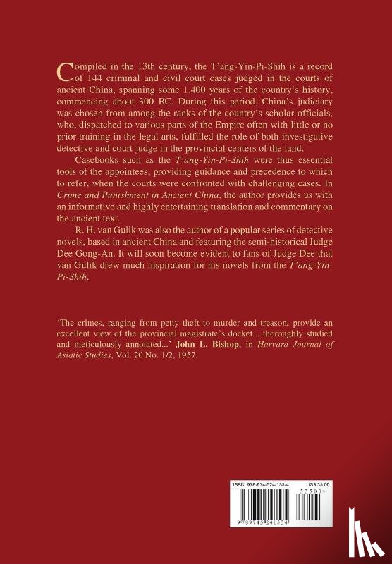  - Crime and Punishment in Ancient China