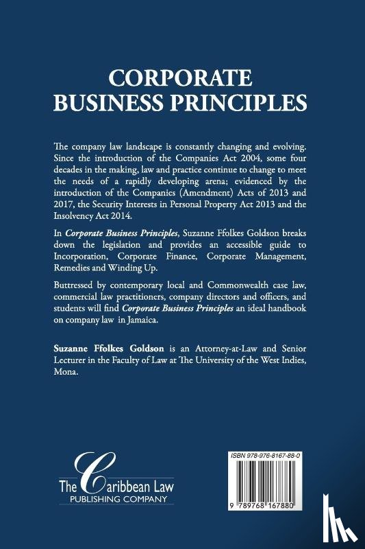 Ffolkes Goldson, Suzanne - Corporate Business Principles