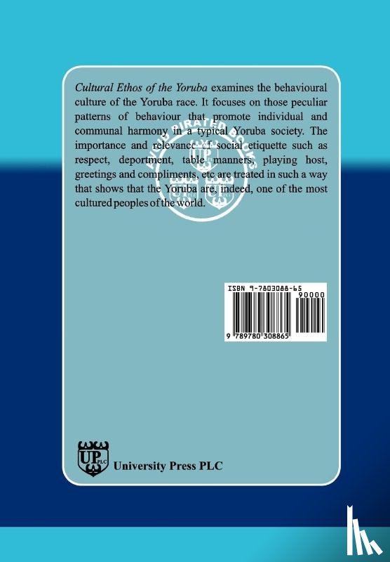 Lawore, Olubayo - Cultural Ethos of the Yoruba