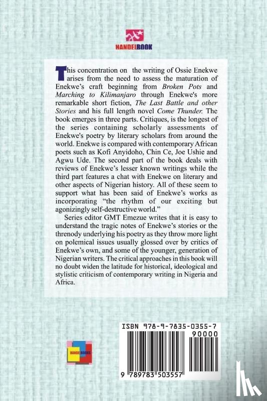  - Critical Approaches Vol 2. Onuora Ossie Enekwe