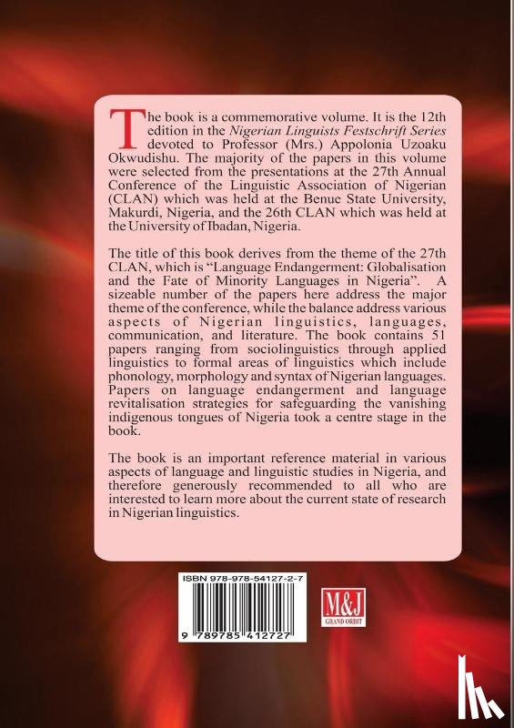  - Language Endangerment. Globalisation and the Fate of Minority Languages in Nigeria