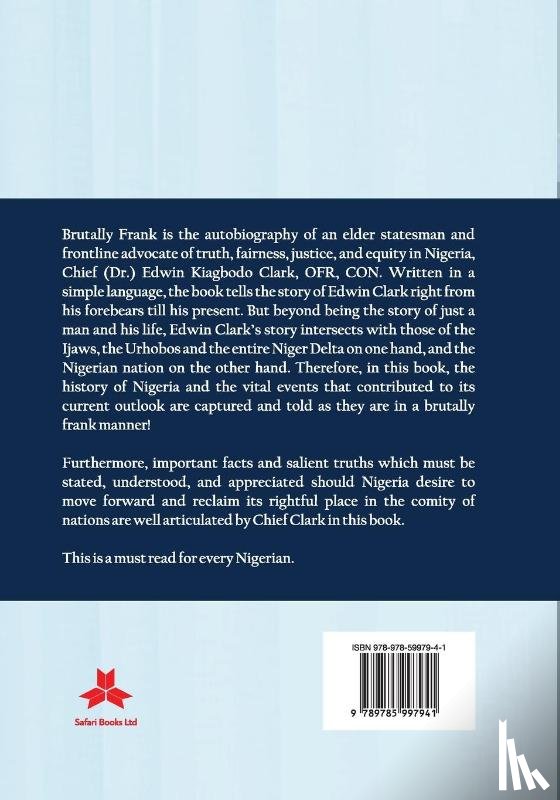 Clark, Edwin Kiagbodo - Brutally Frank