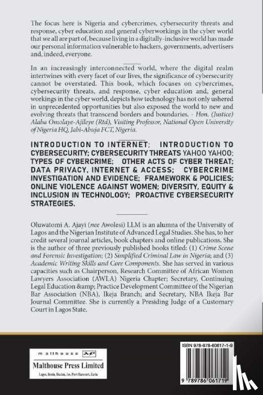 Ajayi, Oluwatomi A. - Internet Technologies and Cybersecurity Law in Nigeria