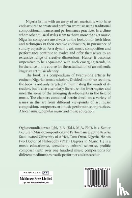Igbi, Oghenemudiakevwe - Emerging Trends in Nigerian Art Music Composition and Performance