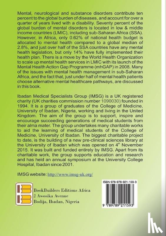  - Contemporary Issues in Mental Health Care in sub-Saharan Africa