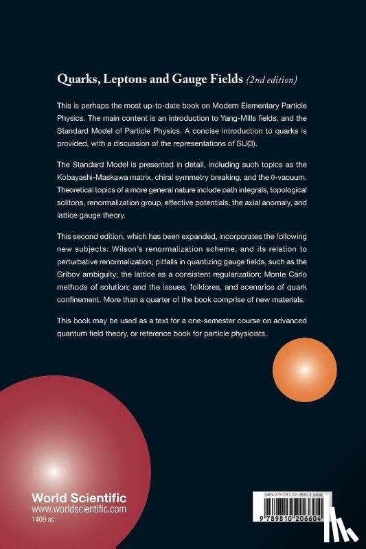 Huang, Kerson (Massachusetts Inst Of Tech - Quarks, Leptons And Gauge Fields (2nd Edition)