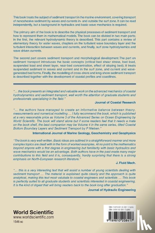 Fredsoe, Jorgen (Technical Univ Of Denmark, Deigaard, Rolf (Dhi - Mechanics Of Coastal Sediment Transport